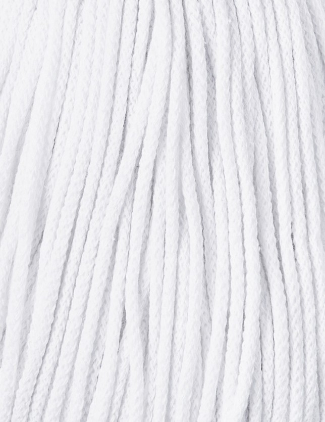 White macrame cotton cord 3mm Bobbiny