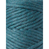 Peacock blue macrame cord 3mm Bobbiny Peacock blue macrame cord 3mm Bobbiny
