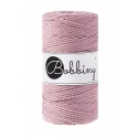 Brudny Róż sznurek do makramy 3ply 3mm 100m Bobbiny