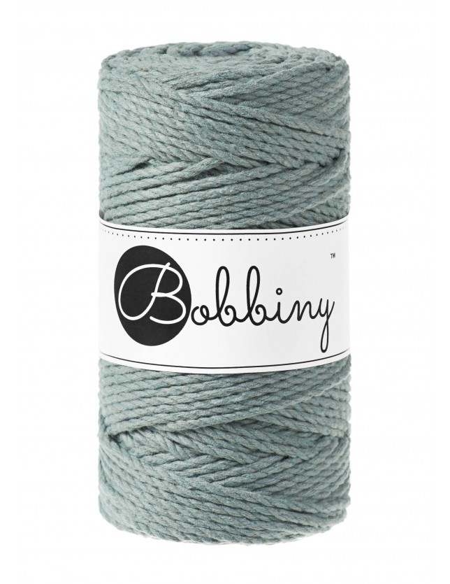 Laurowy sznurek do makramy 3ply 3mm 100m Bobbiny
