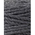 Grafiet macrame snaar 3-laags 5 mm 100 m klossen