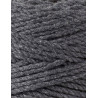 Grafitowy sznurek do makramy 3ply 3mm 100m Bobbiny Grafitowy sznurek do makramy 3ply 3mm 100m Bobbiny
