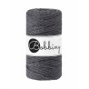 Grafitowy sznurek do makramy 3ply 3mm 100m Bobbiny Grafitowy sznurek do makramy 3ply 3mm 100m Bobbiny