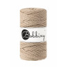 Sand Makramee-Schnur 3ply 3 mm 100m Bobbiny Sand Makramee-Schnur 3ply 3 mm 100m Bobbiny