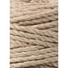 Piaskowy sznurek do makramy 3ply 5mm 100m Bobbiny Piaskowy sznurek do makramy 3ply 5mm 100m Bobbiny