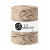 Piaskowy sznurek do makramy 3ply 5mm 100m Bobbiny Piaskowy sznurek do makramy 3ply 5mm 100m Bobbiny