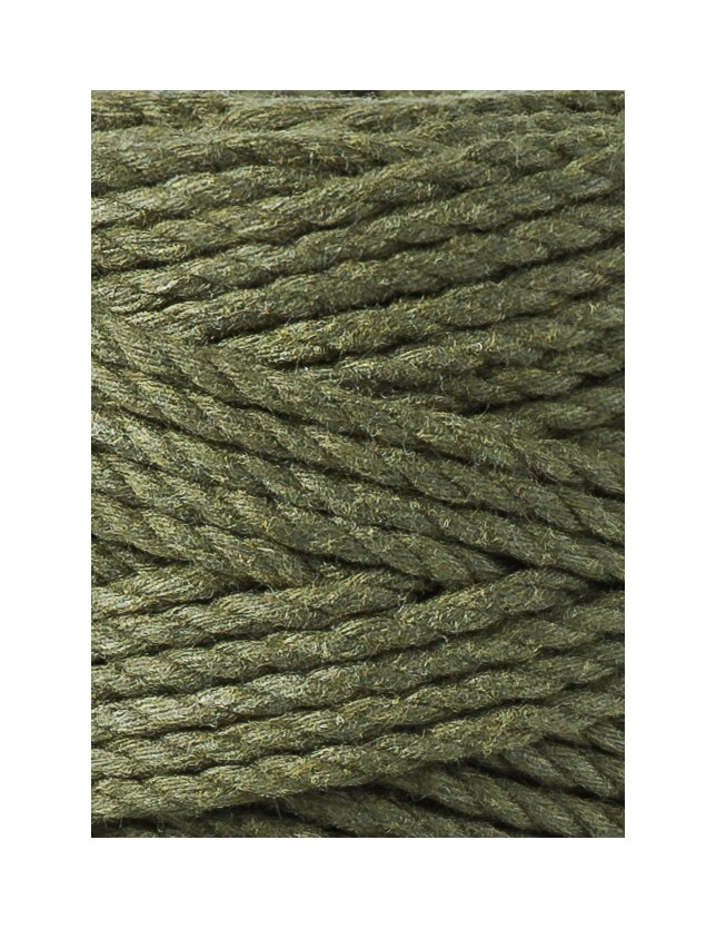 Avocado Makramee-Schnur 3ply 3 mm 100m Bobbiny