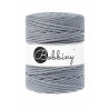 Steel 3ply macrame cotton rope 5mm 100m Bobbiny Steel 3ply macrame cotton rope 5mm 100m Bobbiny