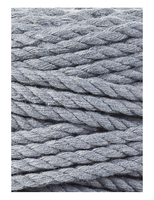 Stalowy sznurek do makramy 3ply 5mm 100m Bobbiny