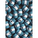 Teal 3ply macrame cotton rope 5mm 100m Bobbiny