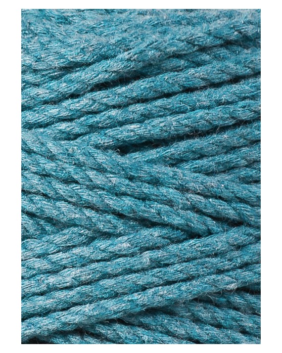 Teal Blue Macrame Cord 3mm 100m - BOBBINY