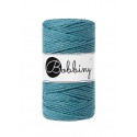 Teal 3ply macrame cotton rope 3mm 100m Bobbiny