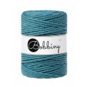 Teal 3ply macrame cotton rope 5mm 100m Bobbiny