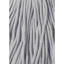 Grey macrame cotton cord 3mm 100m Bobbiny