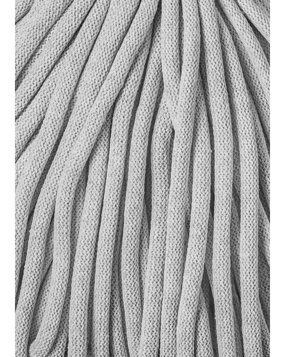 Light grey cotton cord 100m - BOBBINY