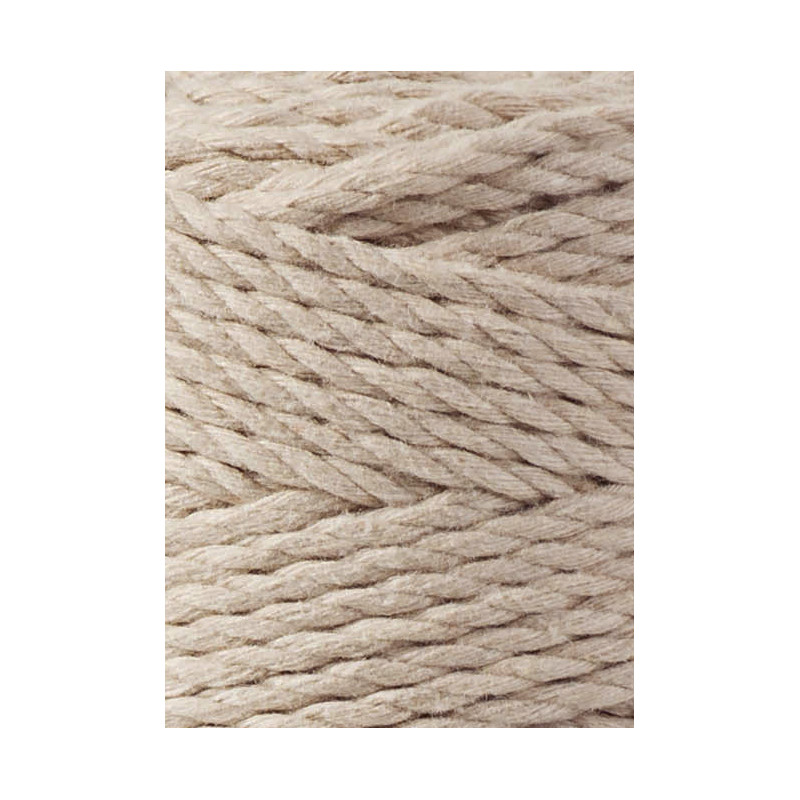 Nude Beige Mm Macramé Twisted Cotton Rope