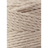 Beżowy Sznurek do makramy 3ply 3mm 100m Bobbiny Beżowy Sznurek do makramy 3ply 3mm 100m Bobbiny