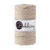 Beżowy Sznurek do makramy 3ply 3mm 100m Bobbiny Beżowy Sznurek do makramy 3ply 3mm 100m Bobbiny