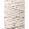 Rainbow Dust 3ply macrame cotton rope 3mm 100m Bobbiny Rainbow Dust 3ply macrame cotton rope 3mm 100m Bobbiny