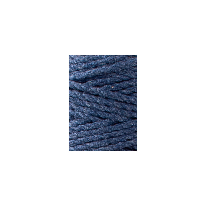 Jeansowy sznurek do makramy 3ply 3mm 100m Bobbiny
