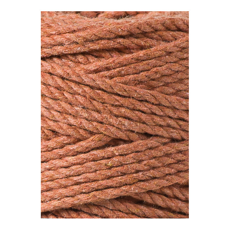 Ficelle macramé terre cuite 3 plis 3mm Bobines 100m