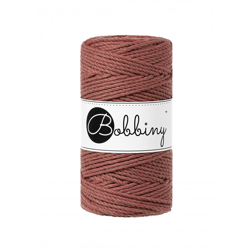 Bobbiny 9mm 3ply Cotton Rope Recycled Cord Macrame / Weaving / Fibre Arts 