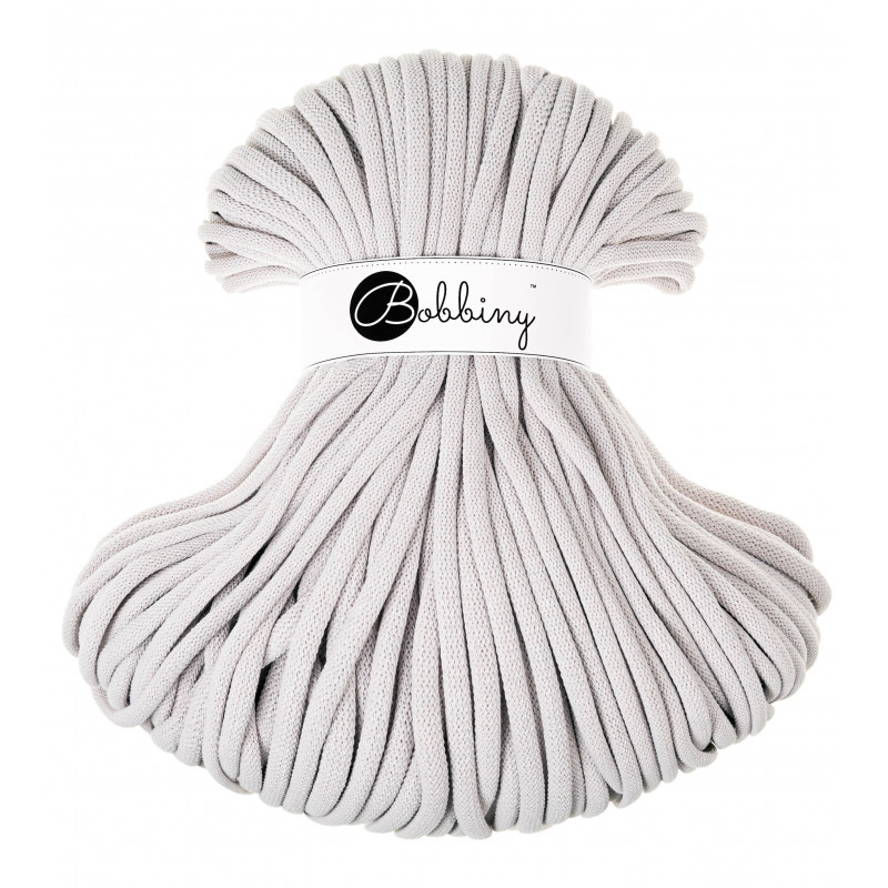 BOBBINY single twist cord, 1,5mm, 100 m, 108 yards, bobbiny, macrame  cord, cotton cord, crochet, 100 % recycled cotton