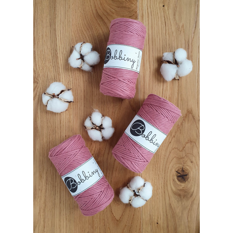 Kwiatowy Sznurek do makramy 3mm 100m Bobbiny