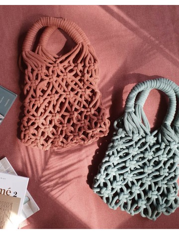 NOUVEAU TUTO : LE SAC DE PLAGE EN MACRAME COTTON DE Crochet Maniak !