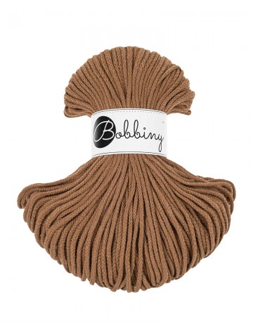 Caramel braided cord 3mm 100m Bobbiny