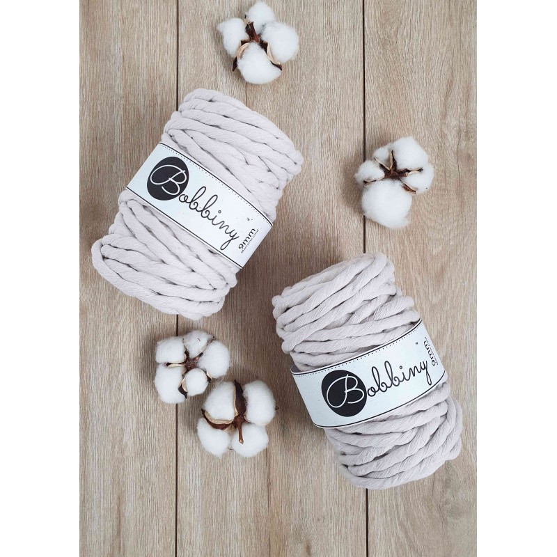 Moonlight Macrame Cord 9mm 30m Bobbiny