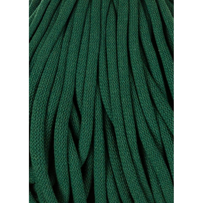 Pine Green cotton cord 9mm jumbo 100m