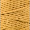 Senfgelbe Makramee-Baumwollschnur, 3 mm, 100 m Spulen