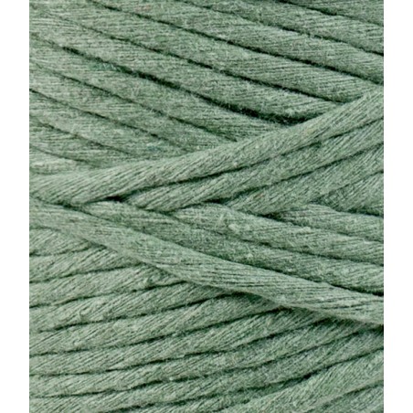 Green macrame cotton cord 3mm 100m Bobbiny