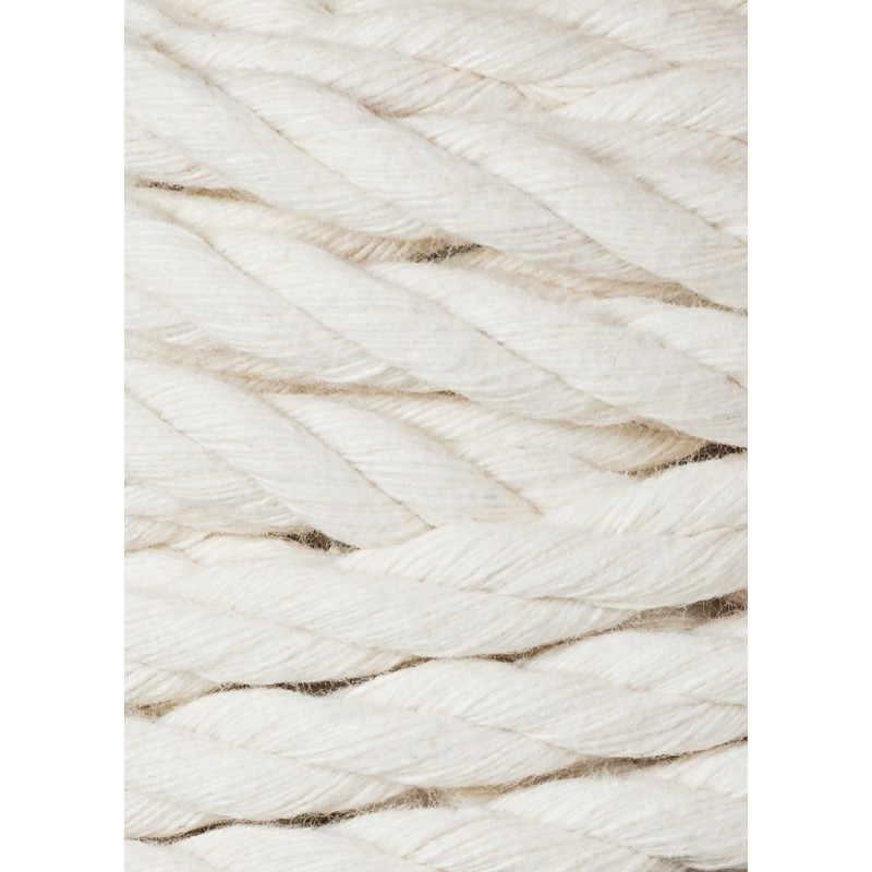 Natural 3ply Macrame Rope 9mm 30m - BOBBINY