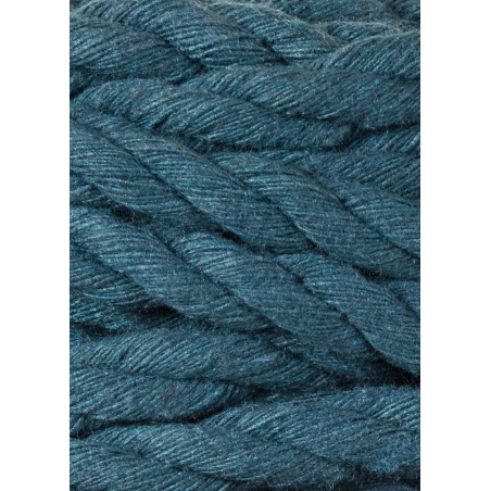 Peacock Blue 3ply macrame cotton rope 9mm 30m Bobbiny