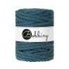 Peacock Blue 3ply macrame cotton rope 9mm 30m Bobbiny Peacock Blue 3ply macrame cotton rope 9mm 30m Bobbiny