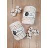 Natural 3ply macrame cotton rope 9mm 30m Bobbiny Natural 3ply macrame cotton rope 9mm 30m Bobbiny