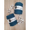 Peacock Blue 3ply macrame cotton rope 9mm 30m Bobbiny Peacock Blue 3ply macrame cotton rope 9mm 30m Bobbiny