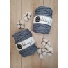 Steel 3ply macrame cotton rope 9mm 30m Bobbiny Steel 3ply macrame cotton rope 9mm 30m Bobbiny
