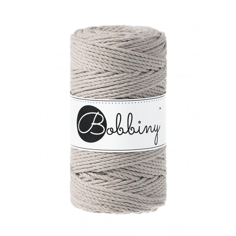 Recycled Cotton Rope For Macrame & Weaving - 3mm 3ply