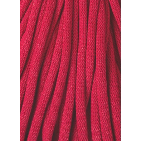 Classic red braided cord 3mm 100m - BOBBINY