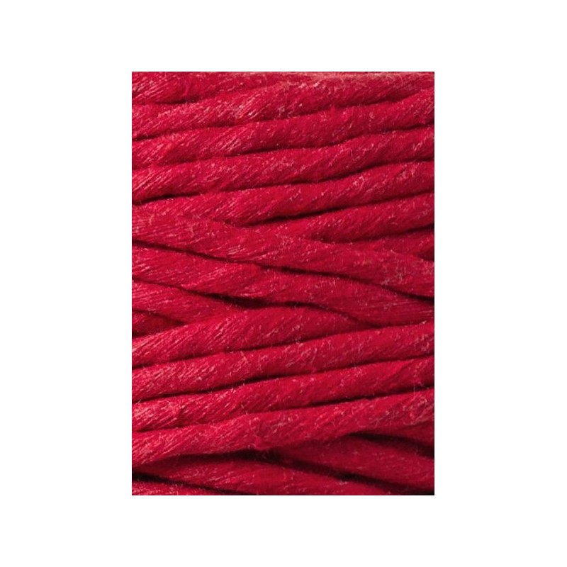 Czerwony Sznurek do makramy 5mm 100m Bobbiny