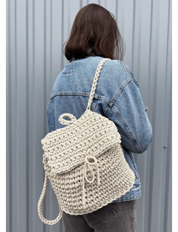 Crochet backpack