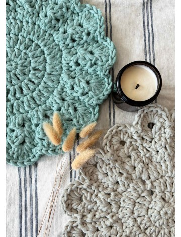 Blumen Untersetzer| Bobbiny | DIY | Häkeln