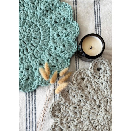 Flower Placemat| DIY| Bobbiny | Crochet| Free Pattern