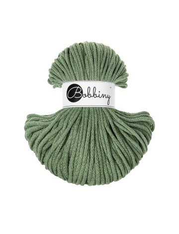 Eucalyptus Green | Cordon tressé Classic 4mm 100m | BOBBINY