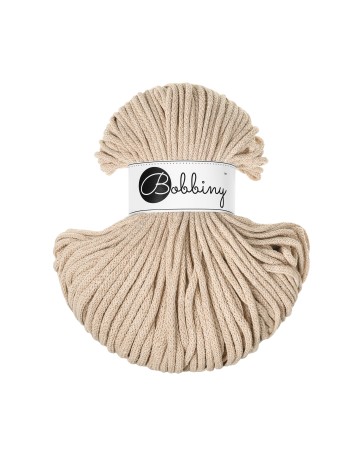 Ciepły Beż | Sznurek bawełniany Classic 4mm 100m | BOBBINY