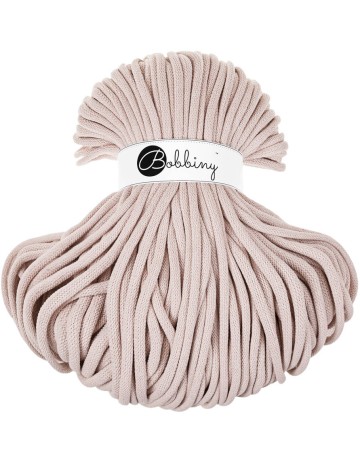 Nude braided cord 9mm 100m Bobbiny