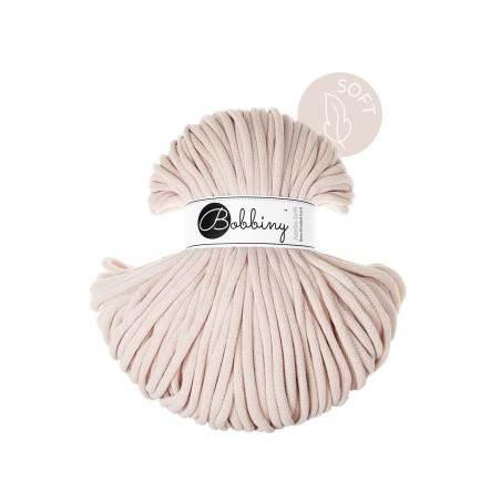 Nude Braided Cord 8mm 100m | Jumbo Soft | Bobbiny